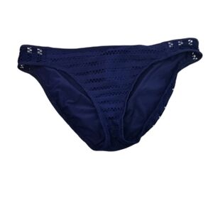 Kenneth Cole blue eyelet bikini bottom xl